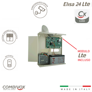 Trung tâm hệ thống báo động mở rộng 8 khu mô hình Elisa 24 LTE combivox loạt - Product Image 3