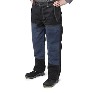 Cremallera de longitud completa Ropa elegante Venta caliente Hombres Pantalones de soldadura Estilo de bolsillo Cuero Hecho Desgaste personalizado Pantalones de soldadura - Product Image 6