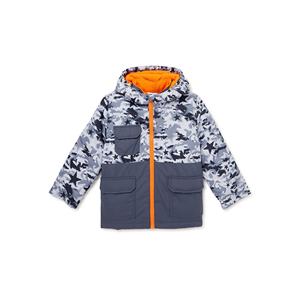 Chaquetas acolchadas básicas adorables hechas a medida para niños y niñas Abrigo con capucha acolchado de invierno en poliéster nuevo diseño al por mayor - Product Image 6