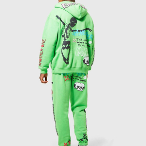 Fabricante profesional Chándales con capucha de invierno para hombre Diseño personalizado Precio bajo Logotipo personalizado Superventas 100% algodón - Product Image 3