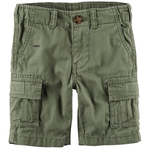 Pantalones cortos informales con cinturón para exteriores, pantalones cortos Cargo de tela de algodón de verano, estampado liso, pantalones cortos de talla grande con diseño personalizado al por mayor - Product Image 4