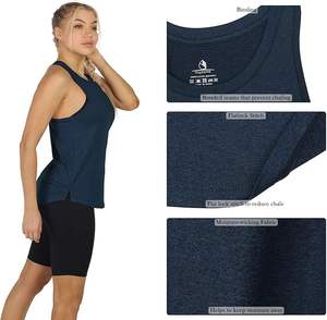 High Quality Custom <b>Men's</b> Gym Workout <b>Vest</b> <b>Black</b> Sleeveless Tank Top in Polyester and Spandex Casual Style - Product Image 2