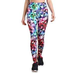 Venta caliente High Wasted Sublimation Leggings Scrunch Butt Seamless Yoga Workout Leggings con diseño impreso personalizado - Product Image 1