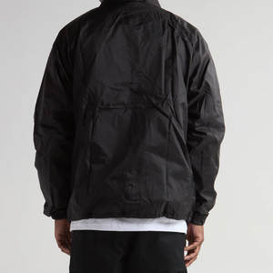 Veste coupe-vent de qualité supérieure à prix de gros, veste de coach à boutons, service OEM ODM, vestes brodées personnalisées - Product Image 2