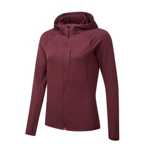 Sudadera con Capucha de Felpa Lisa con Cierre de Cremallera para Mujer PIHA SPORTS 2026, 100% Algodón, Mangas Largas, Bolsillo Delantero, Suave y Elástica, Tallas Grandes - Product Image 2