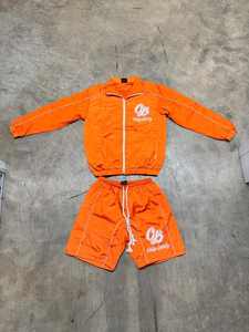 Conjunto de chándal de dos piezas para hombre cortavientos y pantalones cortos logotipo personalizado ropa de verano estilo callejero - Product Image 3