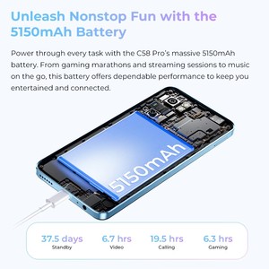 C58โปรมาร์ทโฟนแบตเตอรี่5150mAh 24(6 + <span class=keywords><strong>18</strong></span>)GB + 256GB 50MP กล้องหลัก6.7 "HD + จอแสดงผล - Product Image 5