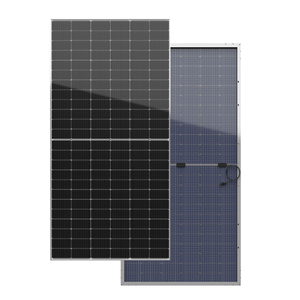 แผงโซลาร์เซลล์ HT-SAAE 550W แบบสองหน้า (Bifacial) ชนิดโมโนคริสตัลไลน์ PERC เซลล์ขนาด 210 มม. ได้รับการรับรองมาตรฐาน TUV - Product Image 1