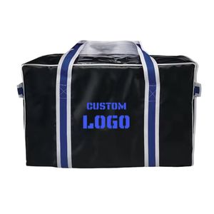 OEM Customized Large Capacity Ice Hockey Duffel Bag Weekender Style <b>Carry</b>-<b>on</b> Equipment PVC Coated for Players - Product Image 2