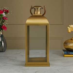 Elegant <b>Moroccan</b> Lanterns Gold Coated For Home And Wedding Tabletop <b>Lighting</b> Decoration Candle Lanterns - Product Image 3