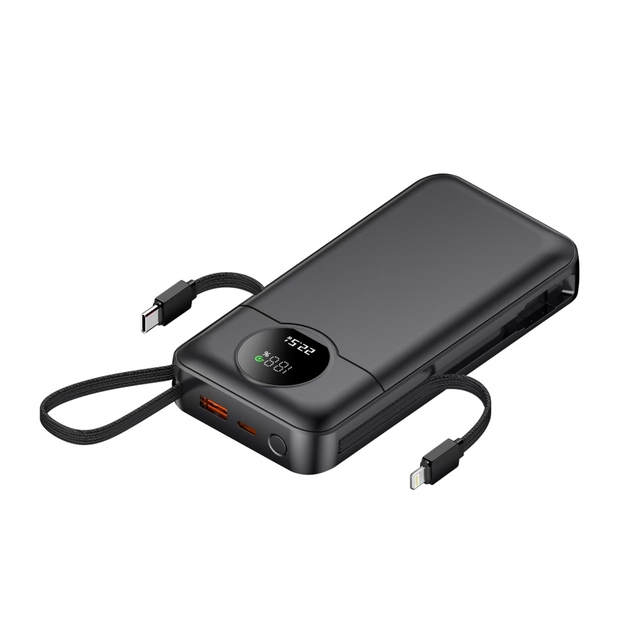 Custom Logo Powerbank 10000mAh 20000mah Li Polymer Portable OEM Flat Ultra Slim Thin Power Bank for iPhone