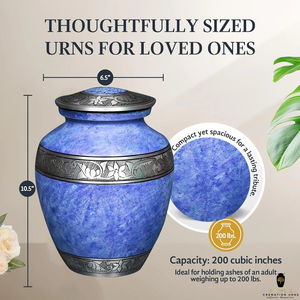 โกศเคลือบอลูมิเนียมทำด้วยมือของชำร่วยหรูหราและโกศผู้ใหญ่ที่ไม่รั่วซึม - Product Image 2