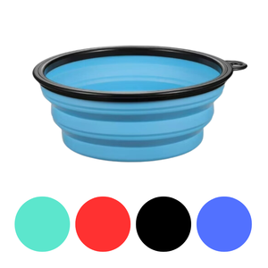 Alimentador plegable de silicona para mascotas Cuenco de silicona para mascotas Alimentación de agua 19cm - Product Image 2