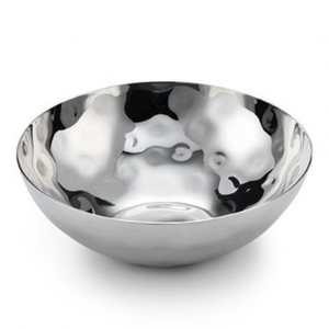 Good Quality <b>Metal</b> Soup <b>Bowl</b> Silver Hammered Finished Food Serving <b>Bowl</b> for Restaurant Hotel and Kitchenware Usage - Product Image 1