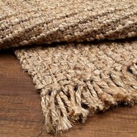 Tapis de salon modernes en mélange de jute 100% Tapis de sol tissés faits à la main en jute et coton à vendre