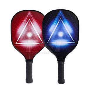 Raquette de pickleball NAMZA NI-1801 personnalisable de haute qualité, face en fibre de carbone thermoformée, bord en filet de nylon, 355g, 45cm, personnalisée - Product Image 2