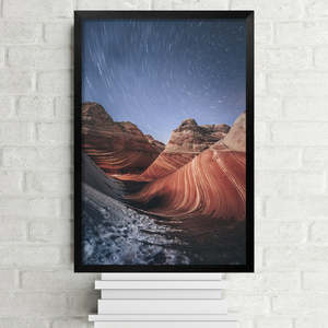<b>Black</b> Pine Wood-Effect Poster <b>Frame</b> 61 X 91.5 cm Display Picture <b>Frame</b> for A1 A2 A3 <b>A4</b> A5 Sizes - Product Image 4