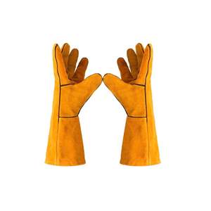 Gants de soudage en cuir Sunland, gants en cuir de chèvre, gants de sécurité en cuir pour le travail, industriels pour la construction - Product Image 1