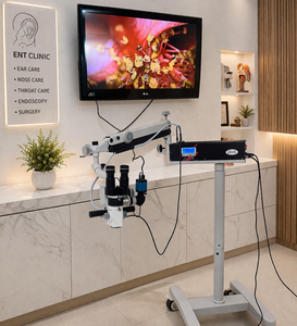 ROSLANE MEDITECH ROM-6 Indian Manufacturer's Otolaryngology ENT Surgical Operating <b>Microscope</b> 13 MP Camera Resolution Coaxial - Product Image 2
