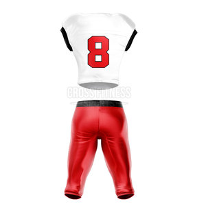Uniforme de football américain à bas prix meilleure vente uniforme de football américain de conception personnalisée en tissu doux pour la vente en ligne - Product Image 2