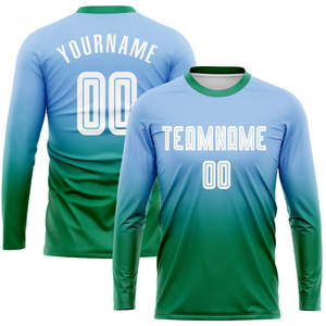 High Quality Custom Team <b>Soccer</b> Kits 220 GSM Polyester Sublimated Football Jerseys OEM Factory - Product Image 2