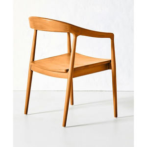 Chaise de café en teck, fabriquée à la main en Indonésie - Product Image 3