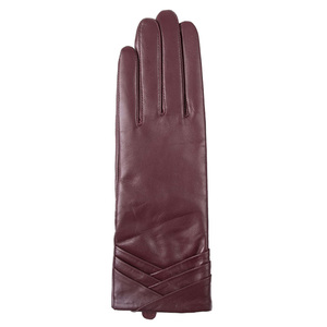 Wholesale Saleh Enterprises 100% Sheepskin Leather Men's Thermal Ski Cycling Winter Warm Luxury Driving <b>Gloves</b> Soft <b>Fur</b> Lining - Product Image 2