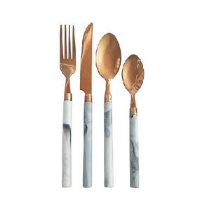 Couverts Acier Inoxydable Western Couverts Ensemble 4 Pièces Argenterie Cuillères et Fourchettes Ensemble en Vrac - Product Image 3