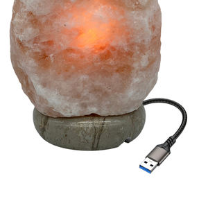 Lámpara de sal natural del Himalaya decorativa USB de alta calidad, decoración del hogar de buena venta a un precio razonable, elaborada por Usb - Product Image 2