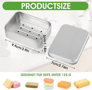 Porte-savon de douche en métal - Garde le savon au sec et propre, accessoire de salle de bain pour un espace de douche organisé, à fixer au mur - Product Image 3