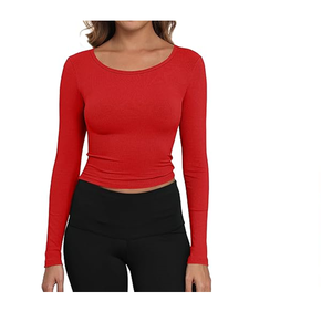 Camiseta polo para mujer, ligera, súper suave y de tela altamente elástica, hecha de 88% poliéster y 12% spandex. - Product Image 1