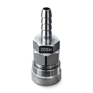 ข้อต่อสายยางทนสารเคมี รุ่น JHI-516SH ผลิตจากเหล็กกล้าไร้สนิมชุบสังกะสี ป้องกันการกัดกร่อน ยี่ห้อ LONG XIN - Product Image 1