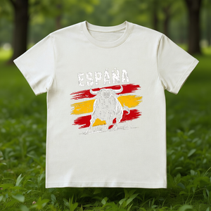 T-Shirt Unisex 210GSM 100% Cotone Stile Casual con Stampa Personalizzata Serigrafica Modello T-Shirt Uomo - Product Image 3