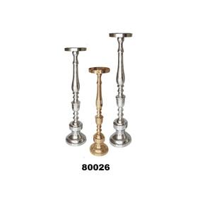Candelabro de suelo de aluminio de bronce y plata de la mejor calidad para decoración del hogar y fiesta de boda - Product Image 1