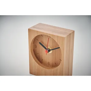 Reloj de Escritorio/Mesa Minimalista de Bambú Ecológico CLAMBU con Pantalla de Agujas y Movimiento de Cuarzo - Product Image 1