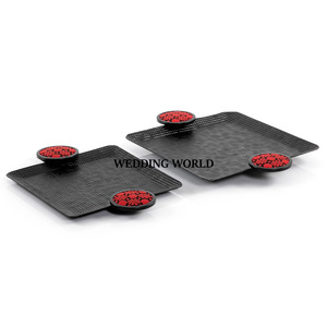 Metal Hammered <b>Chocolate</b> Tray Round Shape Designer <b>Chocolate</b> Platter Hot Selling <b>Fancy</b> Wholesale <b>Chocolate</b> Tray - Product Image 6