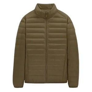 2025 Men's <b>Puffer</b> <b>Jacket</b> Winter Waterproof Casual Plain Bubble Design Windproof Stand Collar Front Logo XS <b>Cheap</b> Price - Product Image 3