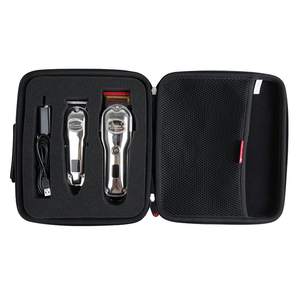Étui de transport rigide pour tondeuse à cheveux sans fil pour homme, étanche, avec kit de coupe de cheveux, tondeuse à lame en T et tondeuse à barbe avec alimentation USB - Product Image 6