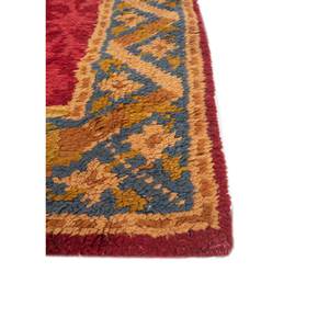 Alfombras de Lana Anudadas a Mano Aalam, Alfombra Kilim Geométrica Abstracta Roja y Naranja para Entrada, Pasillo, Rectangular de 9x12 para Adolescentes-Pae-5949 - Product Image 4