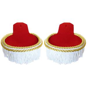 Hombreras de Ceremonia Alemanas, Hombreras Alemanas con Flecos Dorados - Product Image 1