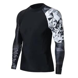 Rashguard ecológico transpirable de alto rendimiento para BJJ Surf & Fitness Top de compresión de secado rápido - Product Image 1