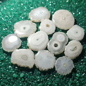 Cuentas de Coral Fósil Rosa Natural, Forma de Tambor Redondo, Fabricación India, Cabujón, Piedras Preciosas Sueltas al por Mayor, 20% de Descuento y Regalo de Año Nuevo - Product Image 6