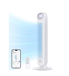 Ventiladores Oscilantes Inteligentes y Silenciosos para Dormitorio, Ventilador de Pie con Control por Voz y WiFi - Product Image 1