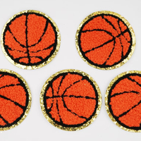 Chenille Soccer Patch - Sports Fotbol Ball Letterman Jacket 2-5/8 "(Iron On)