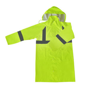 Chaqueta Impermeable de Seguridad Reflectante de Alta Visibilidad con Parte Inferior Negra Personalizable en Tallas Grandes con Logotipo Personalizado - Product Image 4