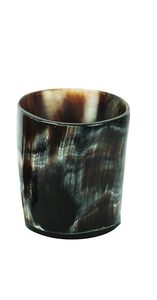 Verre à shot en corne naturelle de qualité supérieure, écologique, avec revêtement alimentaire, pour servir les boissons traditionnelles, prix de gros - Product Image 3