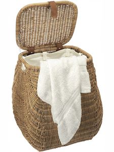 Cesta de almacenamiento de ropa de mimbre tejida a mano Natural de alta calidad para fabricación decorativa y organizadora en Vietnam - Product Image 4