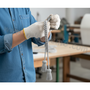 Top 2026 Vente en gros de franges en mylar et de pompons décoratifs pour accessoires de tenue de bureau, pompon en viscose personnalisé - Product Image 1