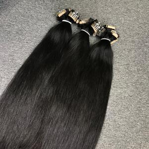 Venta al por mayor 100% cutícula alineada natural recto vietnamita extensiones de cabello humano tendencia caliente cinta en crudo virgen cortes de pelo para - Product Image 4