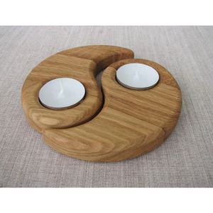 Best Seller Wooden Tabletop Votive <b>Holder</b> for Indoor Outdoor Christmas Party Decoration <b>Tealight</b> Candle <b>Holder</b> for Home Hotel - Product Image 1